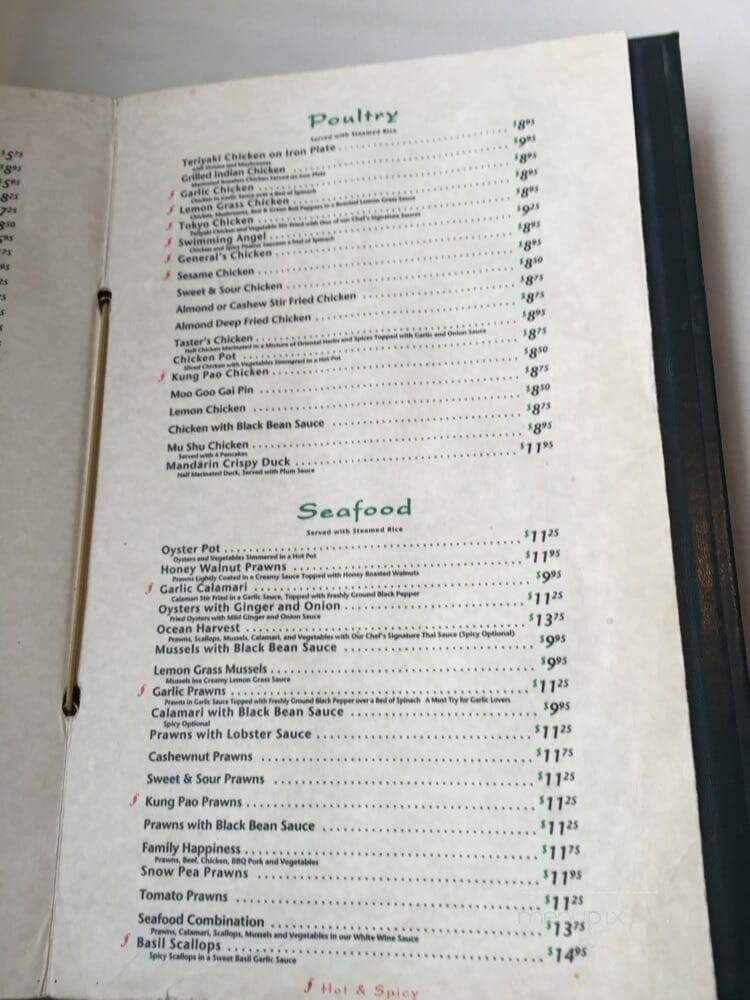 Taster's Wok - Lynnwood, WA menu_pic