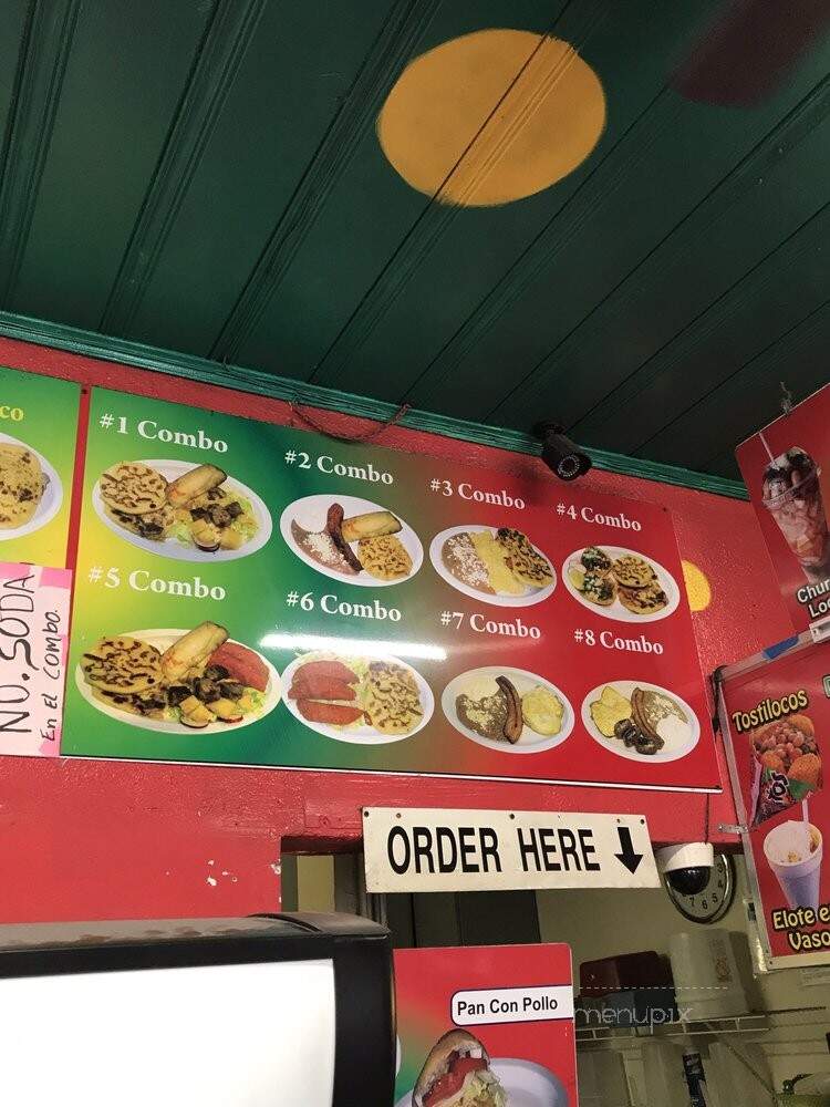 El Salvador - Fresno, CA menu_pic