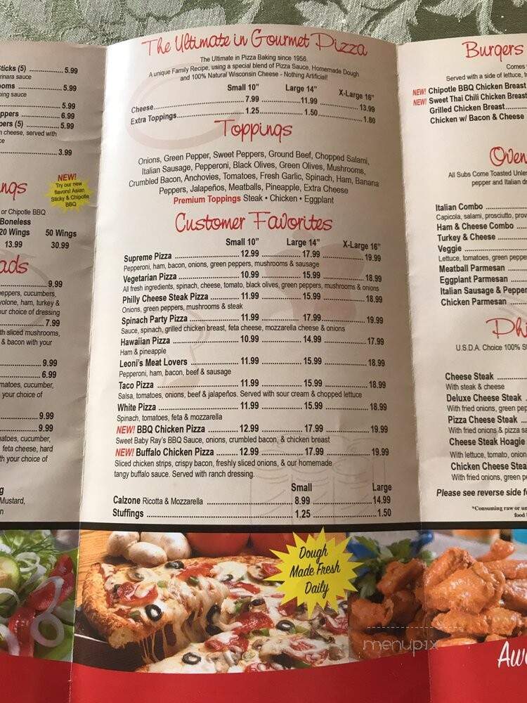 Leoni's Pizzeria - Fort Myers, FL menu_pic
