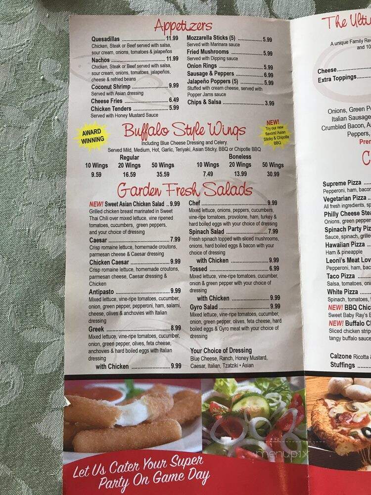 Leoni's Pizzeria - Fort Myers, FL menu_pic