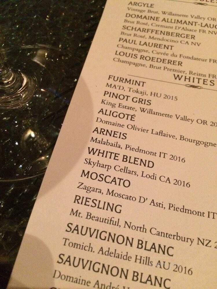 58 Degrees & Holding Co. - Sacramento, CA menu_pic