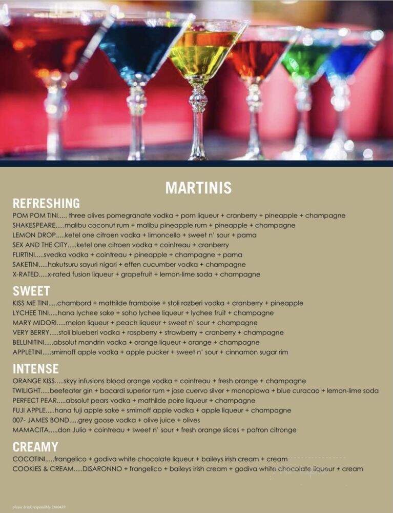 Sake Hibachi Sushi & Bar - Mansfield, TX menu_pic