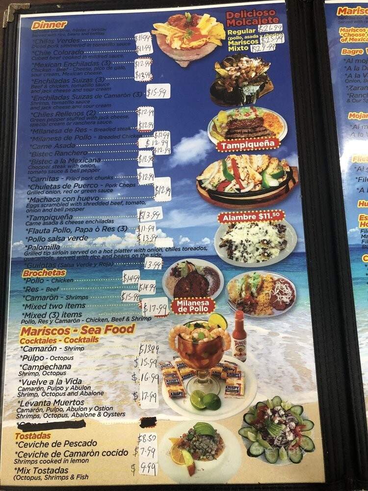 El Monterey - Santa Ana, CA menu_pic