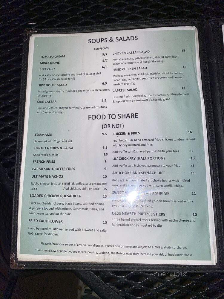 Eden Bar - Maitland, FL menu_pic