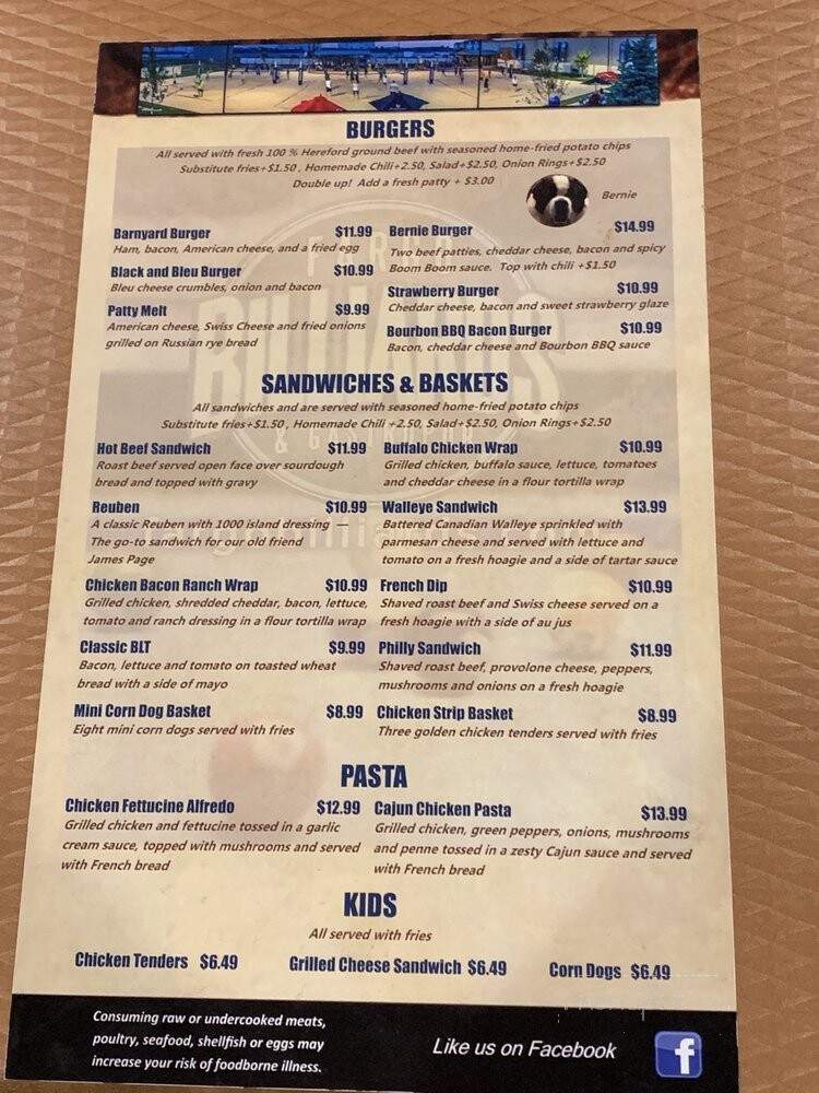 Fargo Billiards & Gastropub - Fargo, ND menu_pic