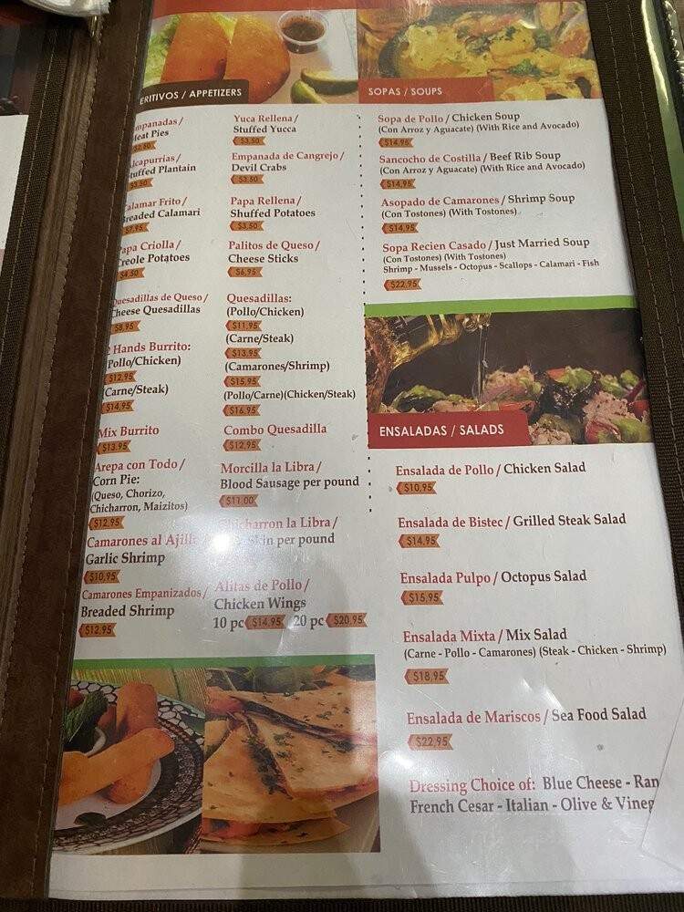 Monserrate - Tampa, FL menu_pic