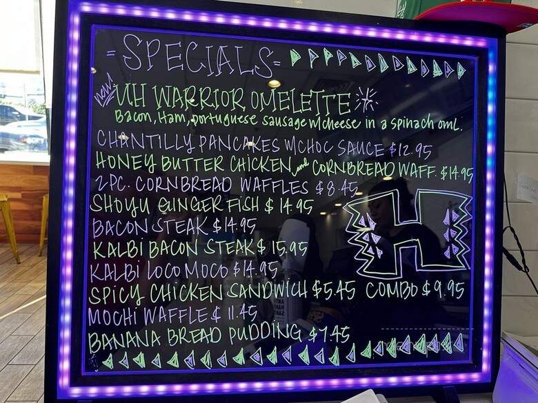 Pancakes & Waffles - Honolulu, HI menu_pic