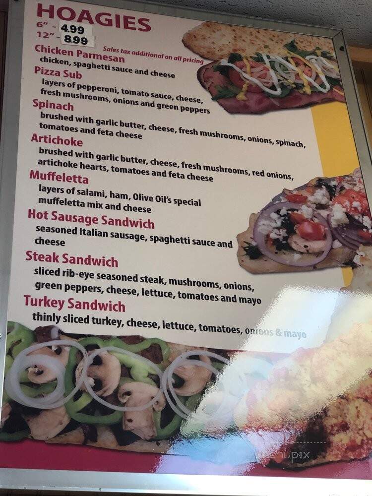Olive Oil's Pizzeria - Richardson, TX menu_pic