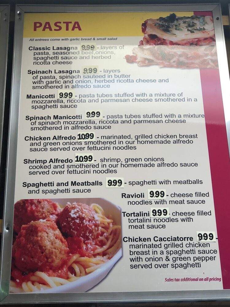 Olive Oil's Pizzeria - Richardson, TX menu_pic