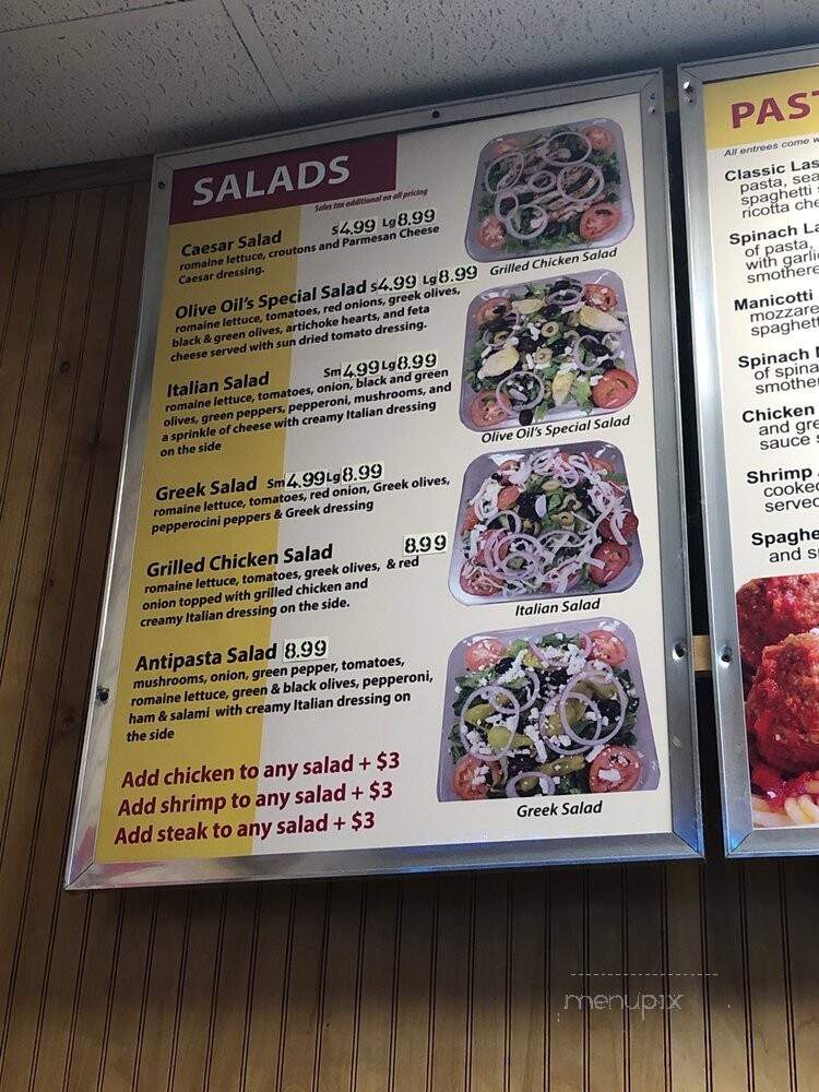 Olive Oil's Pizzeria - Richardson, TX menu_pic
