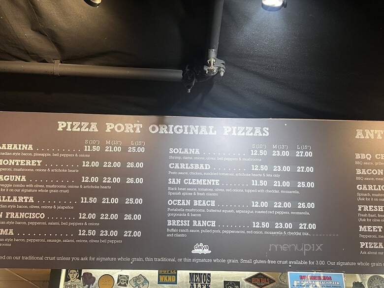 Pizza Port - OB - San Diego, CA menu_pic