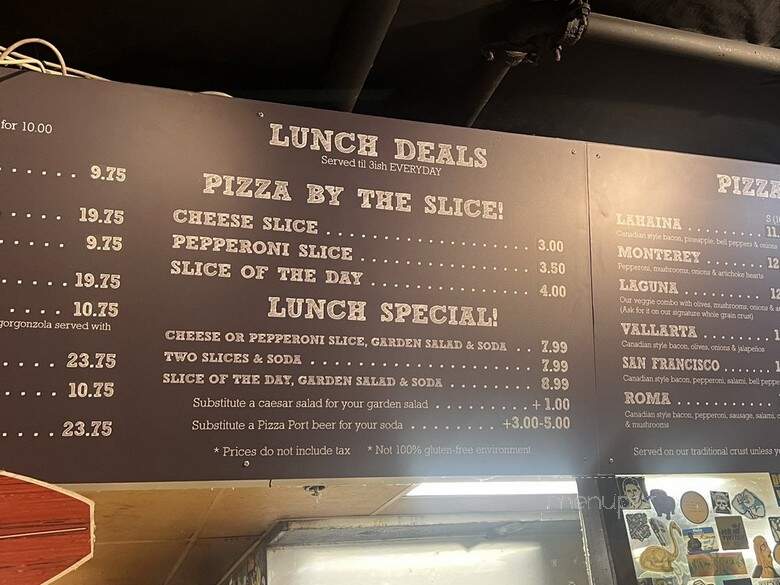 Pizza Port - OB - San Diego, CA menu_pic