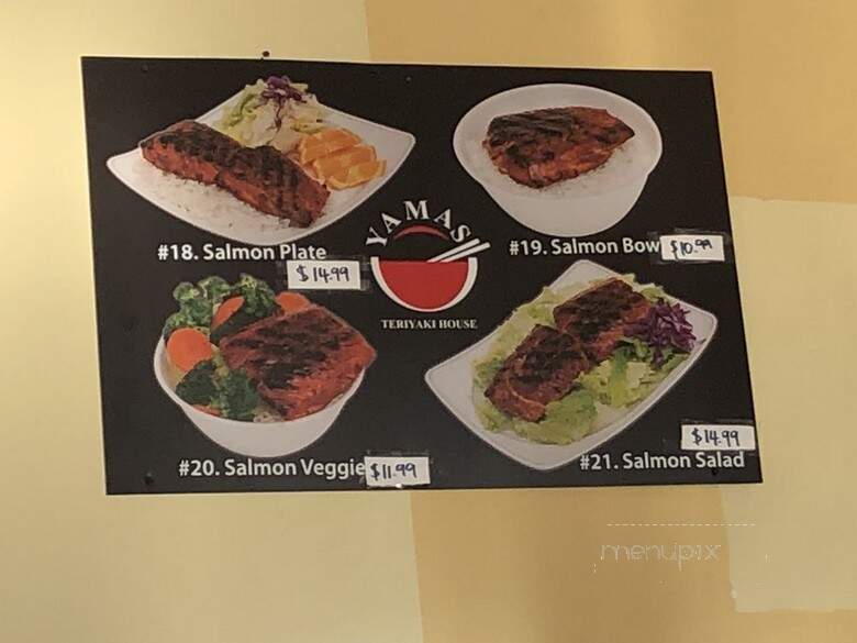 Yamas Teriyaki - Huntington Beach, CA menu_pic
