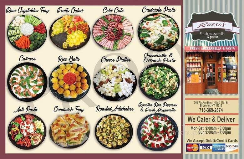 Russo's - Brooklyn, NY menu_pic