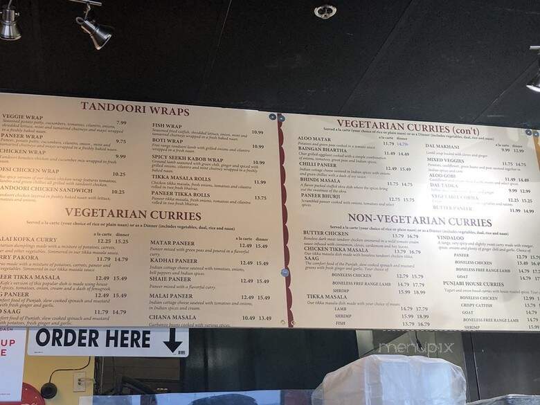 Chaat Cafe Sacramento - Sacramento, CA menu_pic