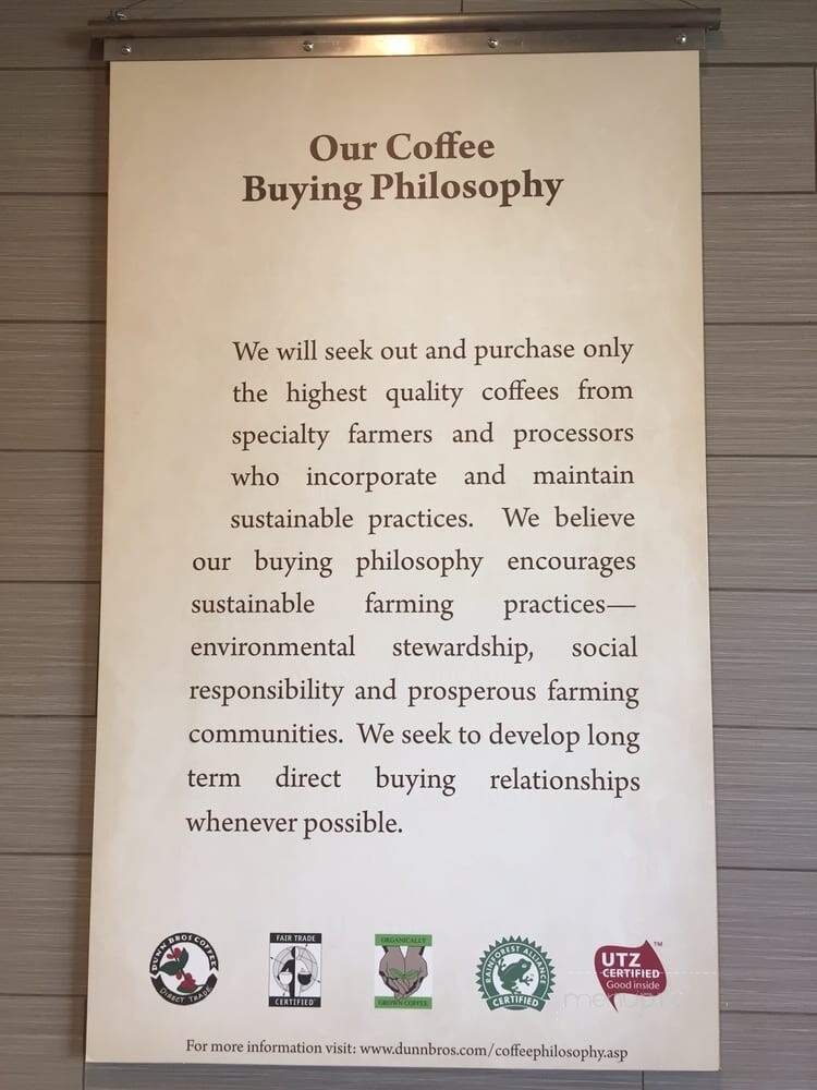 Dunn Bros Coffee - Minneapolis, MN menu_pic