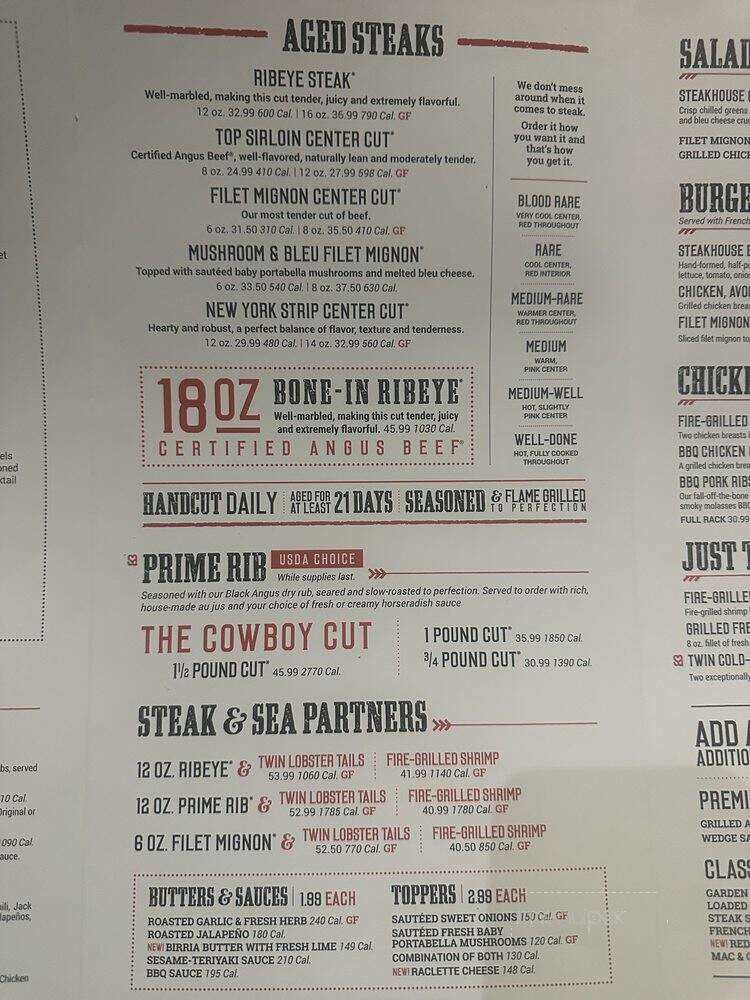 Stuart Anderson's Black Angus - Buena Park, CA menu_pic