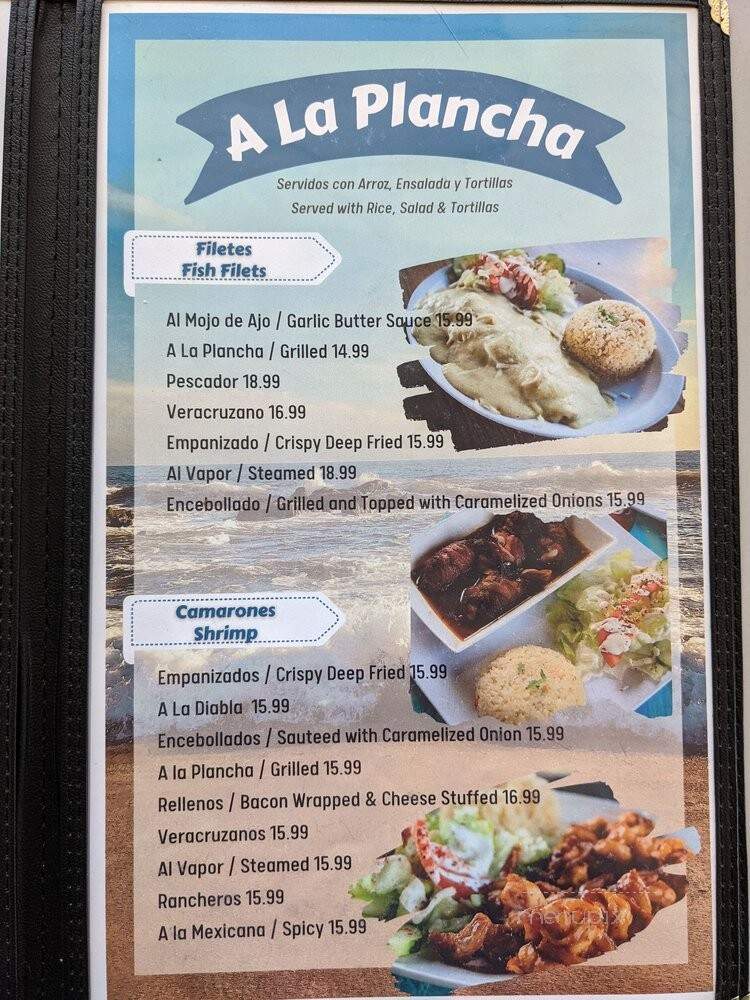 El Pescador Seafood Taqueria - Fresno, CA menu_pic