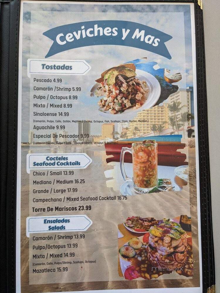 El Pescador Seafood Taqueria - Fresno, CA menu_pic