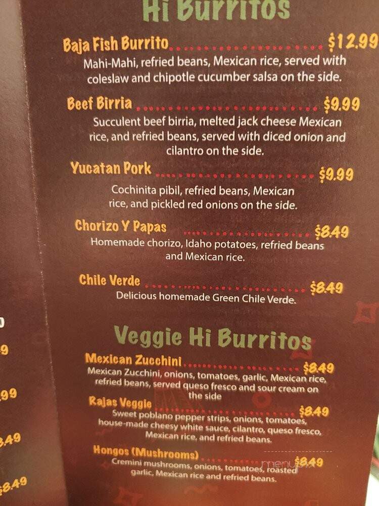 Birrieria Lalo's - Midvale, UT menu_pic