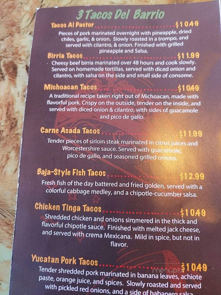 Birrieria Lalo's - Midvale, UT menu_pic