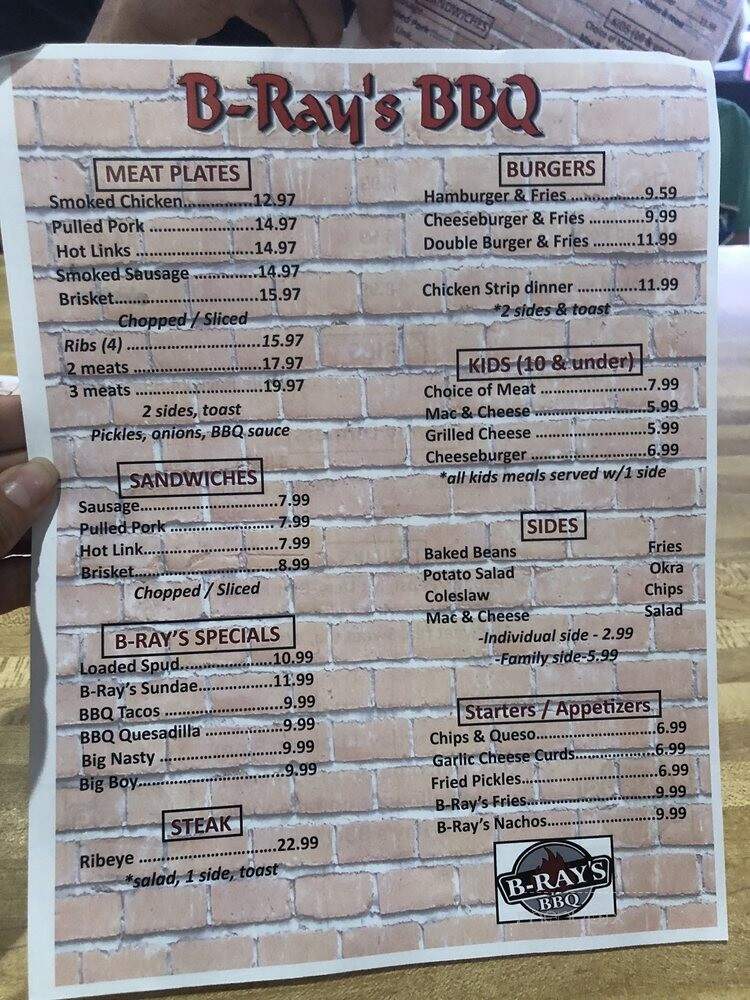 Rib House - Newcastle, OK menu_pic