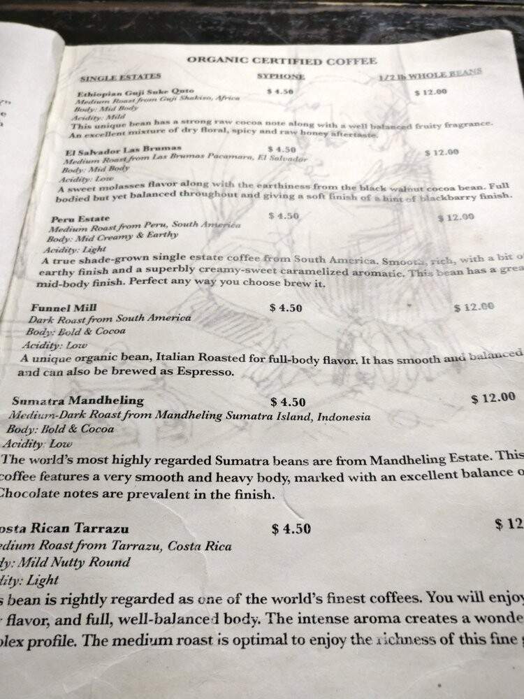 Funnel Mill - Santa Monica, CA menu_pic