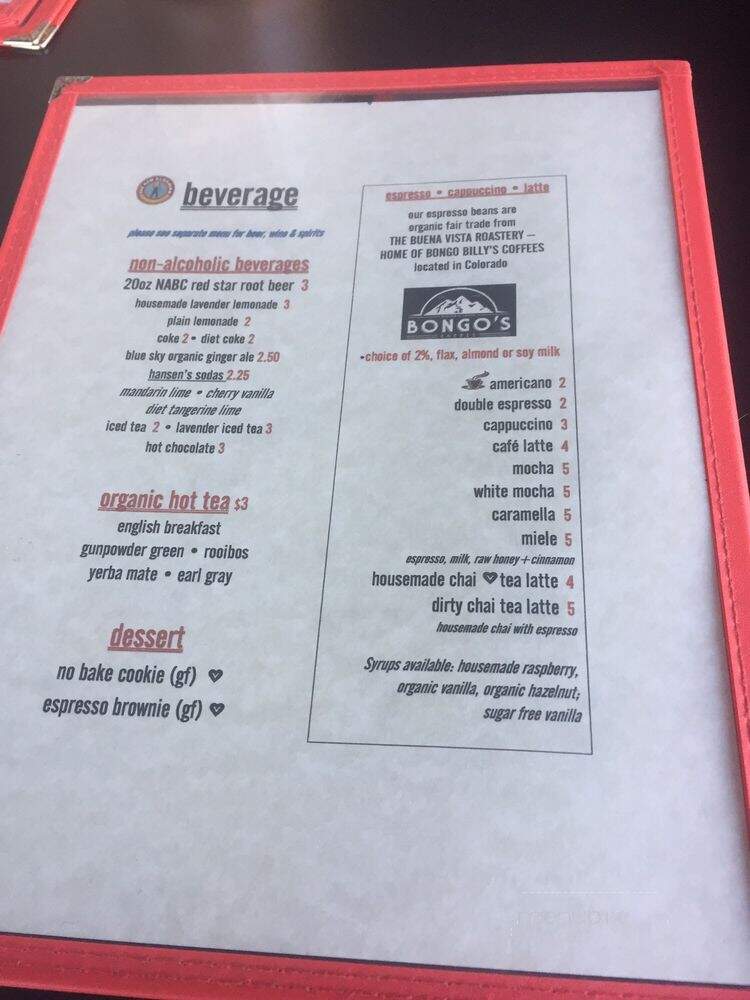 Bank Street Brewhouse & Brasserie - New Albany, IN menu_pic
