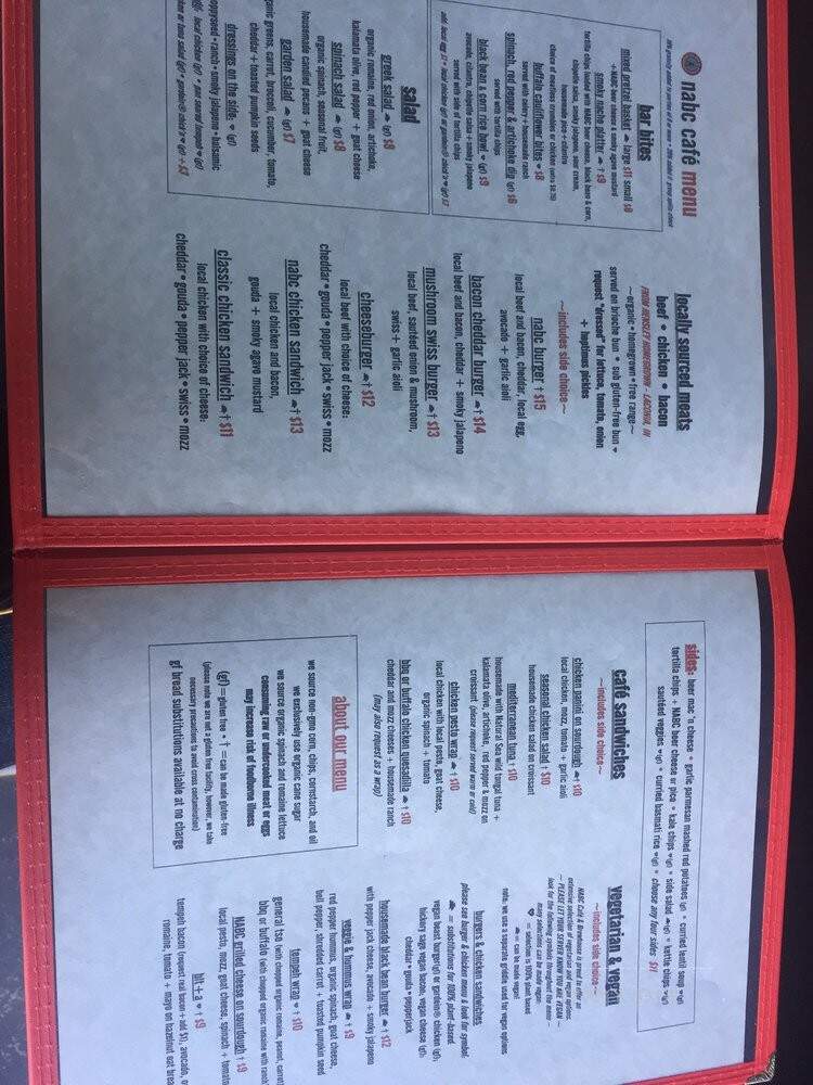 Bank Street Brewhouse & Brasserie - New Albany, IN menu_pic