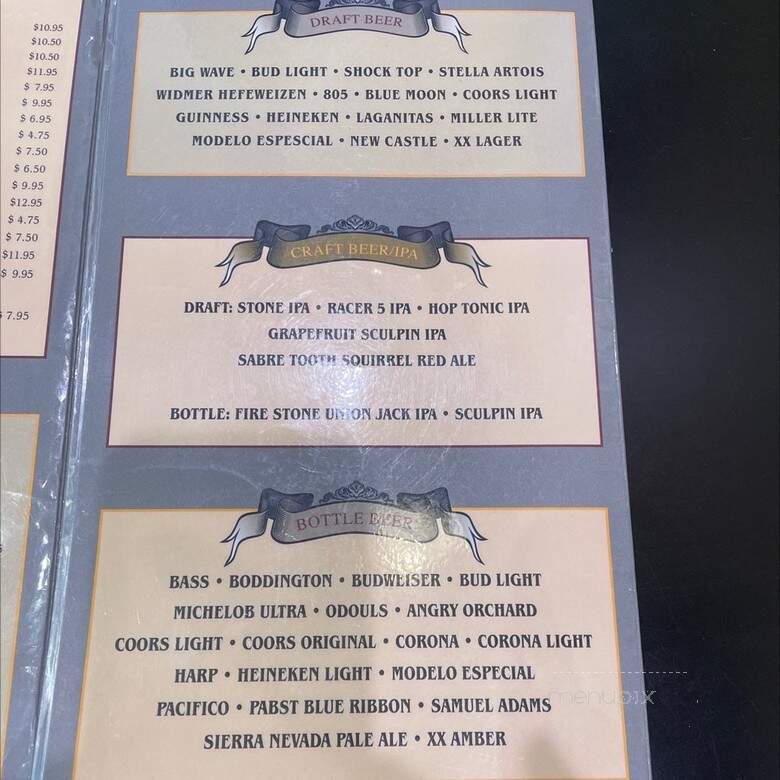 Keegan's Kitchen - Torrance, CA menu_pic