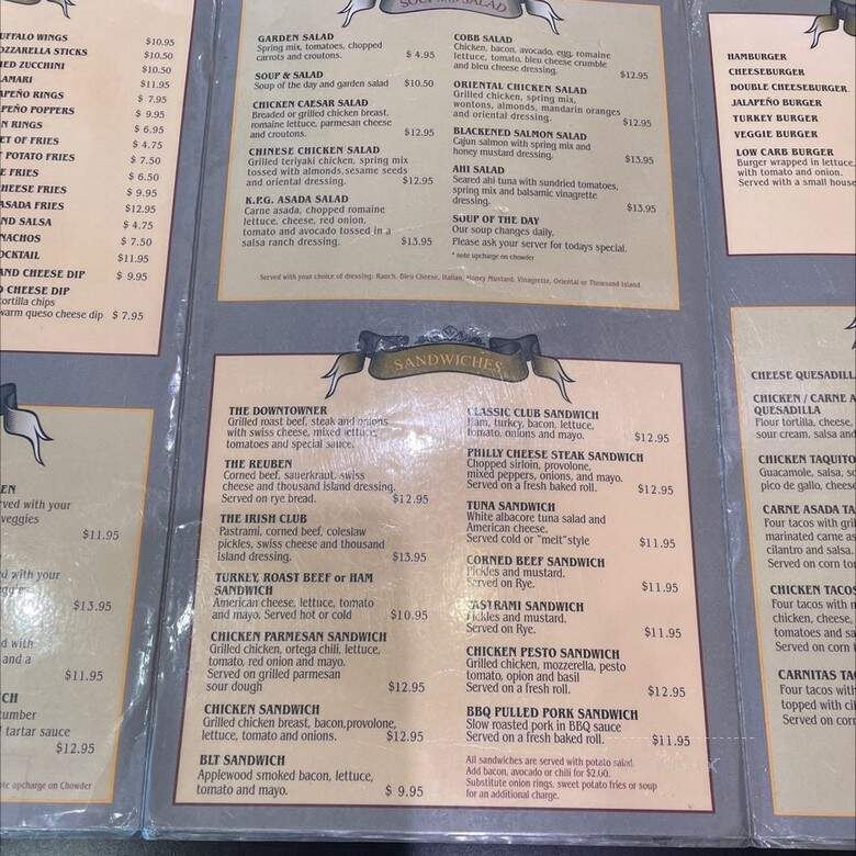 Keegan's Kitchen - Torrance, CA menu_pic