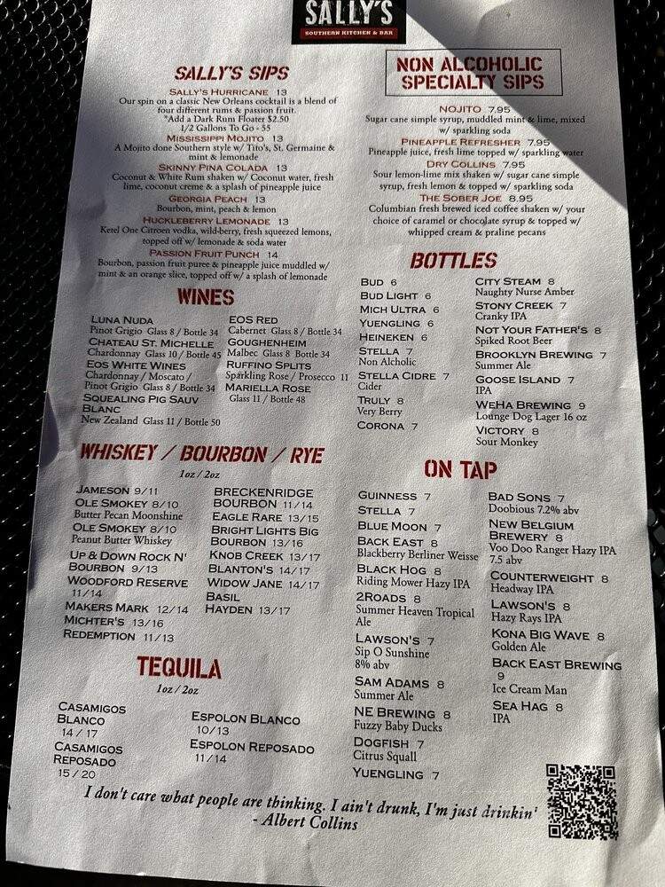 Black-Eyed Sally's Barbecue and Blues - Hartford, CT menu_pic
