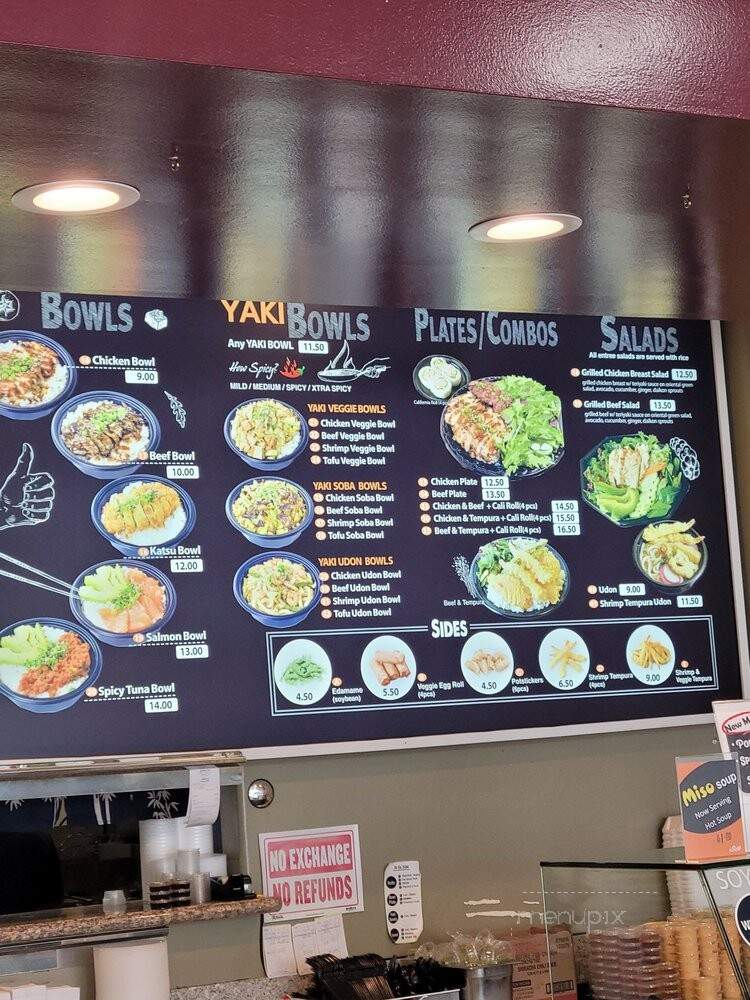 Soy Grill & Roll - Los Angeles, CA menu_pic