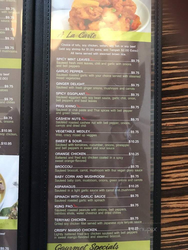 LA Vegan - Los Angeles, CA menu_pic