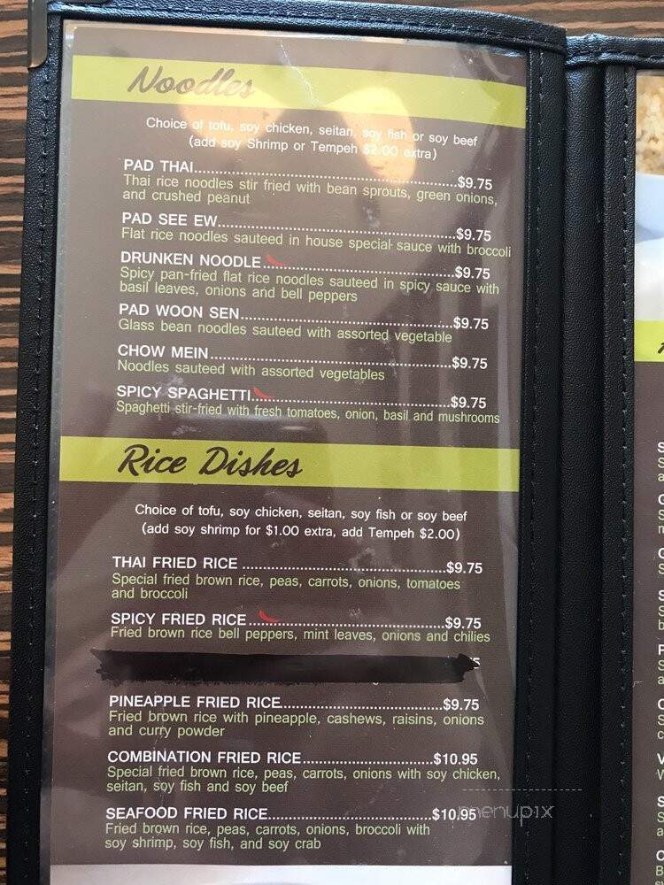 LA Vegan - Los Angeles, CA menu_pic