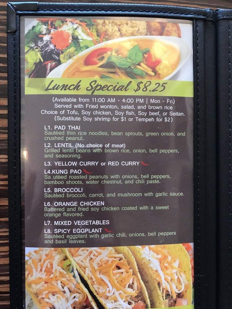 LA Vegan - Los Angeles, CA menu_pic