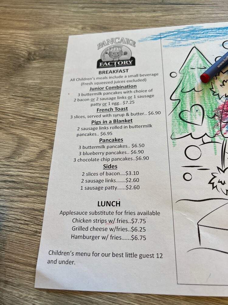 Pancake Factory - Shelby Township, MI menu_pic