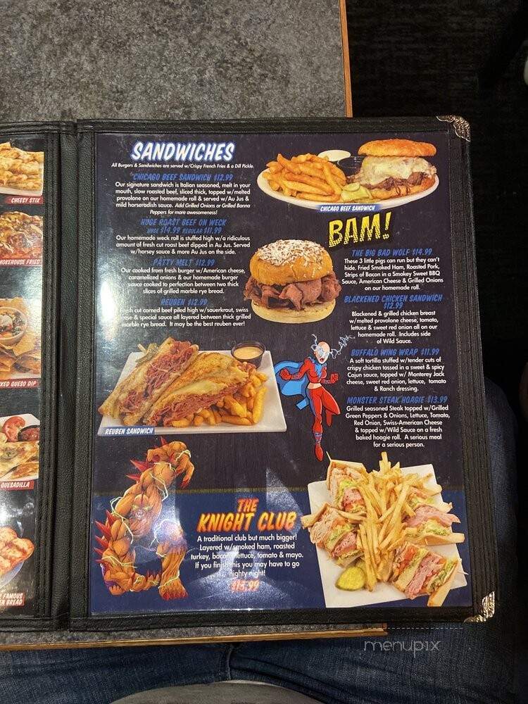 Comic Book Cafe - Grand Island, NY menu_pic