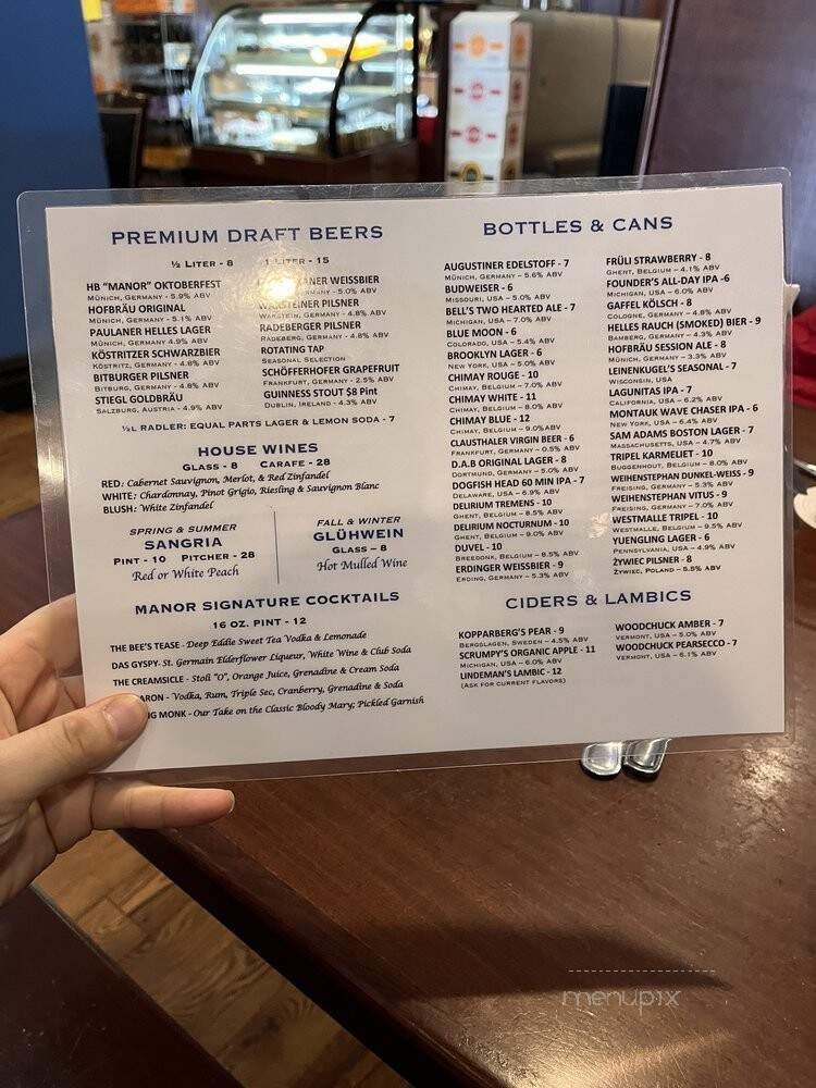 Manor Oktoberfest Forest Hills - Flushing, NY menu_pic