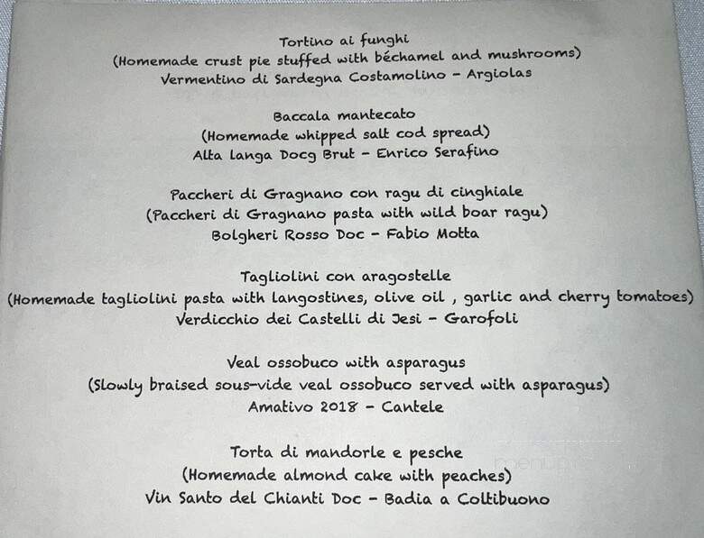 La Casa Della Pasta - Tampa, FL menu_pic