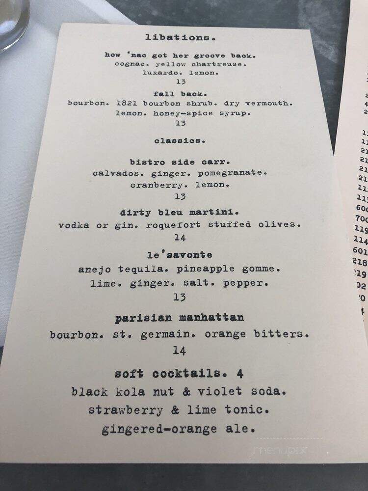 Bistro Poplar - Cambridge, MD menu_pic