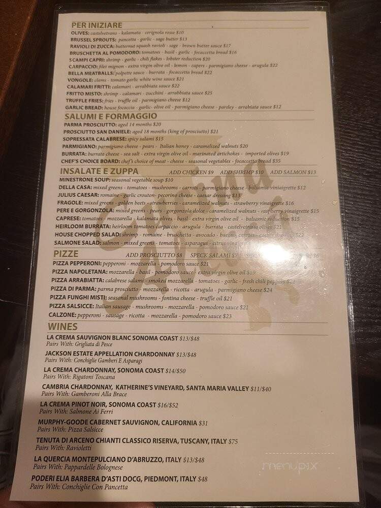 Cucina Alessa - Huntington Beach, CA menu_pic