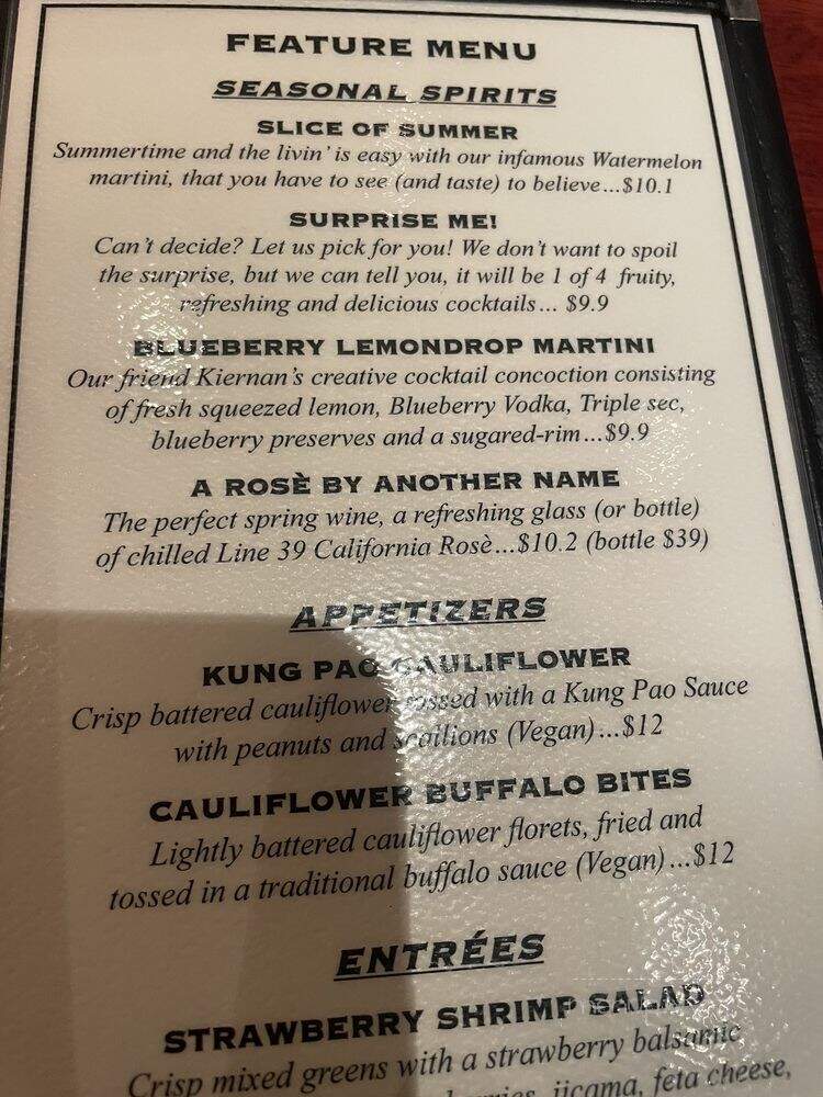 J B Dawson's - Lancaster, PA menu_pic