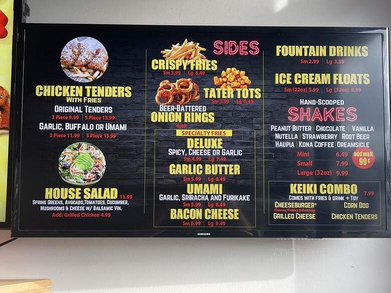 Teddy's Bigger Burgers - Honolulu, HI menu_pic