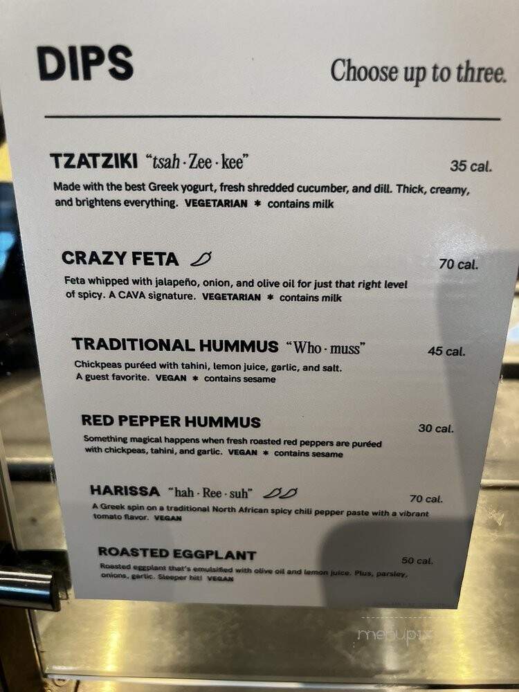 Savu - Dunwoody, GA menu_pic
