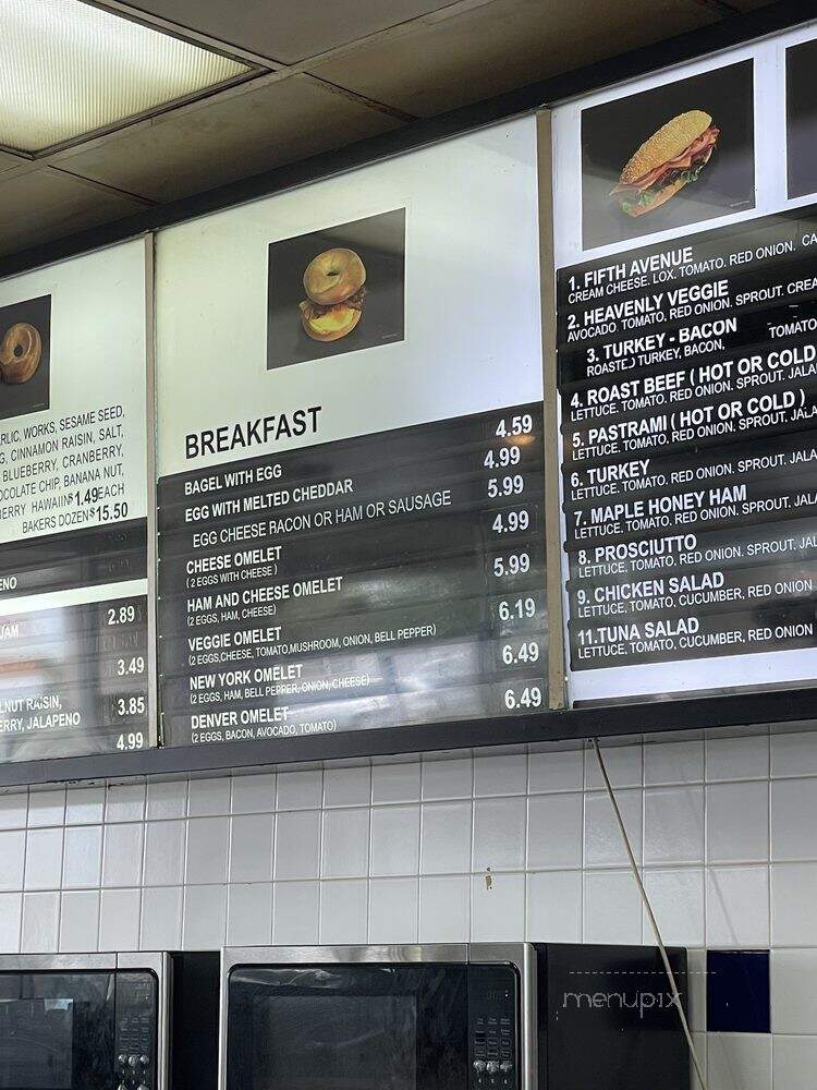 Fifth Avenue Bagelry - Buena Park, CA menu_pic