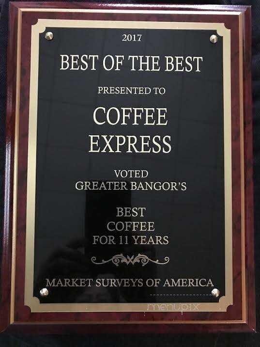 Coffee Express - Bangor, ME menu_pic