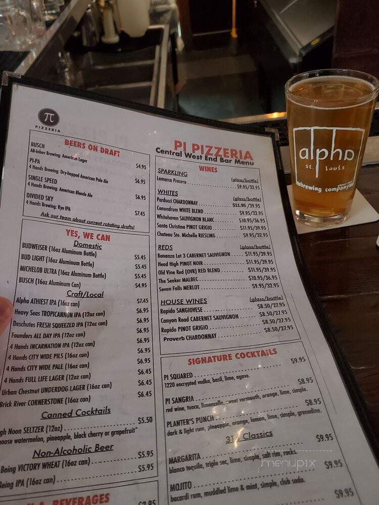 Pi - Saint Louis, MO menu_pic