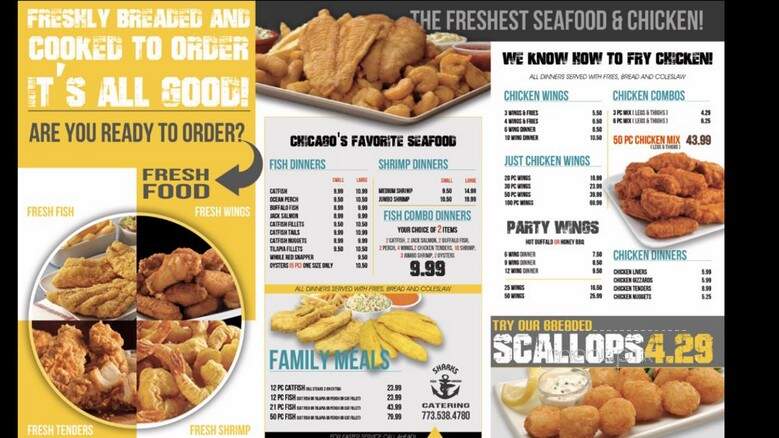 Shark's Fish & Chicken - Chicago, IL menu_pic