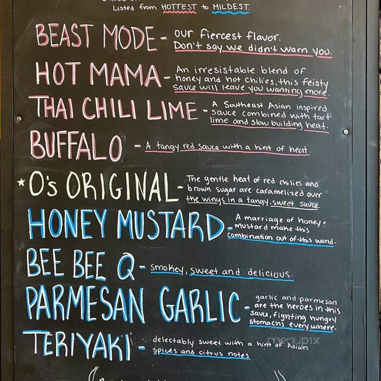 O! Wing Plus - Saint Louis, MO menu_pic